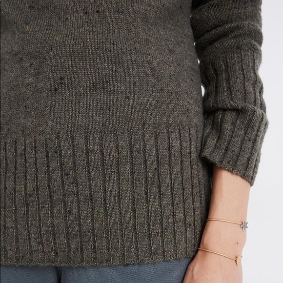 [Madewell] Olive Green Knit Turtleneck Sweater - Picture 5 of 8